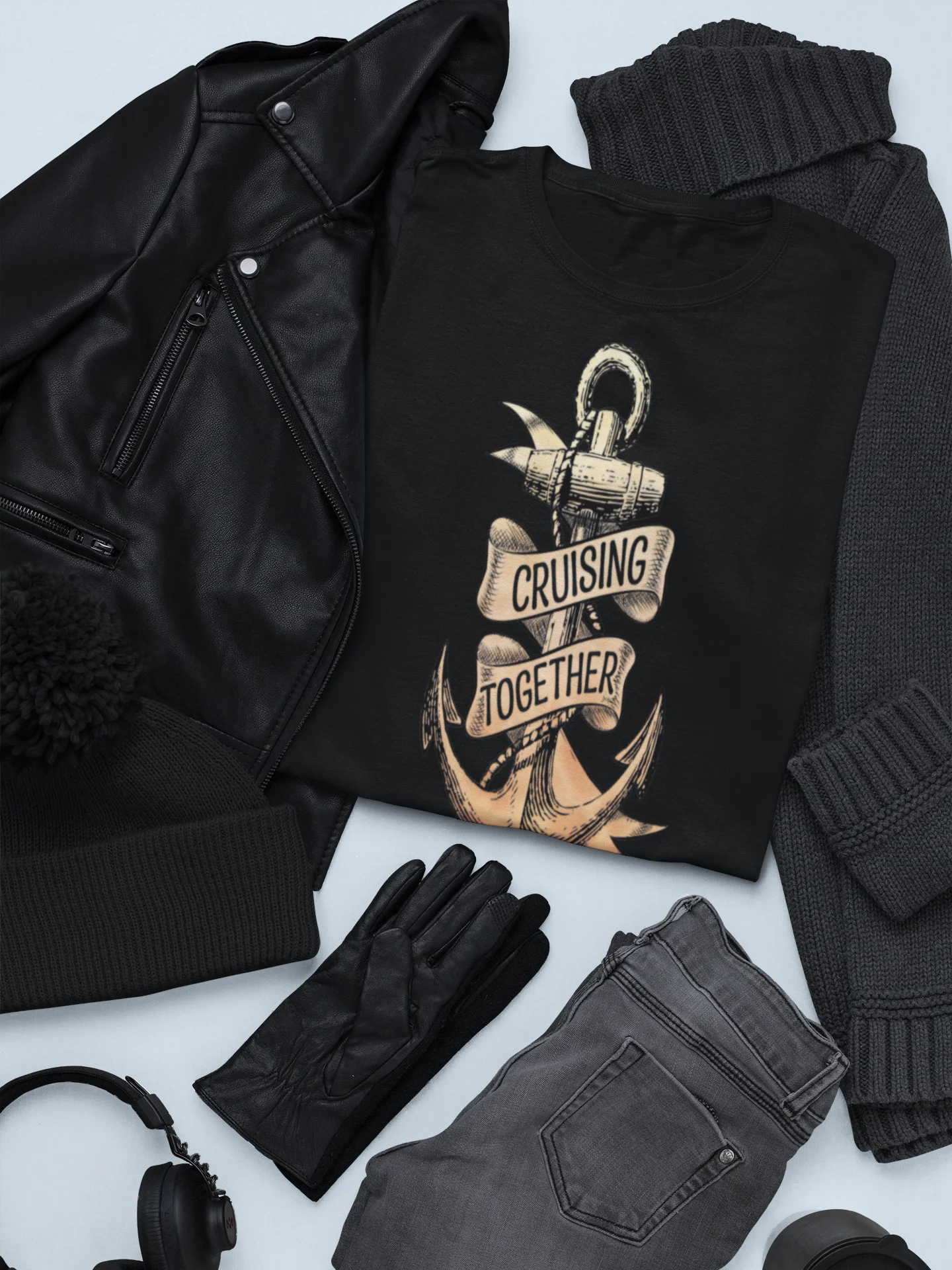 Cruising Together Anchor Unisex Softstyle T-Shirt product image (5)