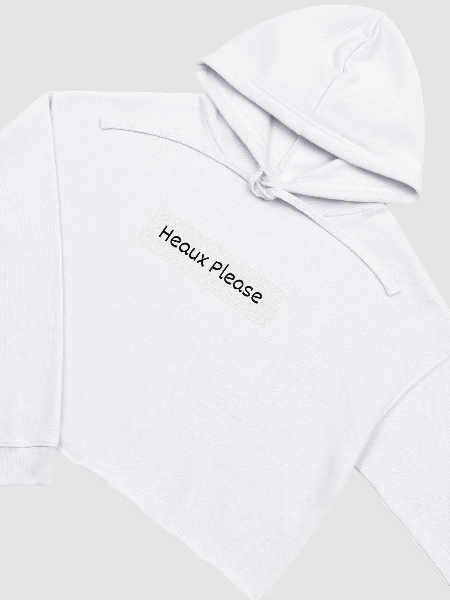 Black & White Phrase Apparel Heaux Please Crop Top product image (3)