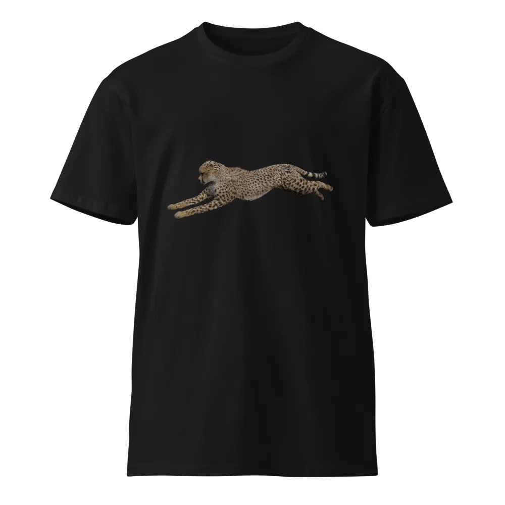 Cheetah Jumping - Unisex T-Shirt product image (1)