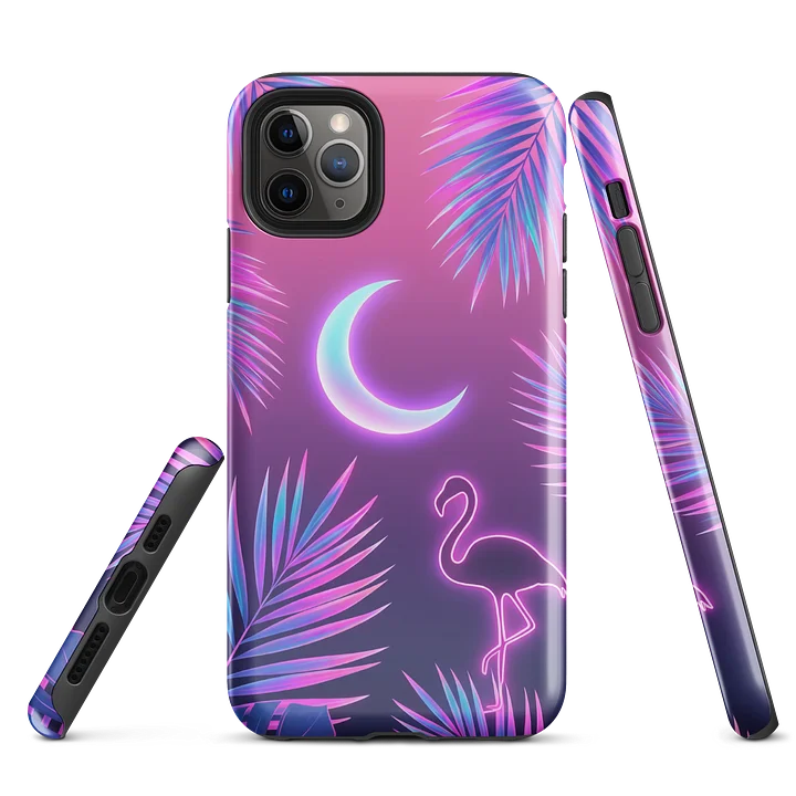 Neon tropics iPhone heavy duty case product image (3)