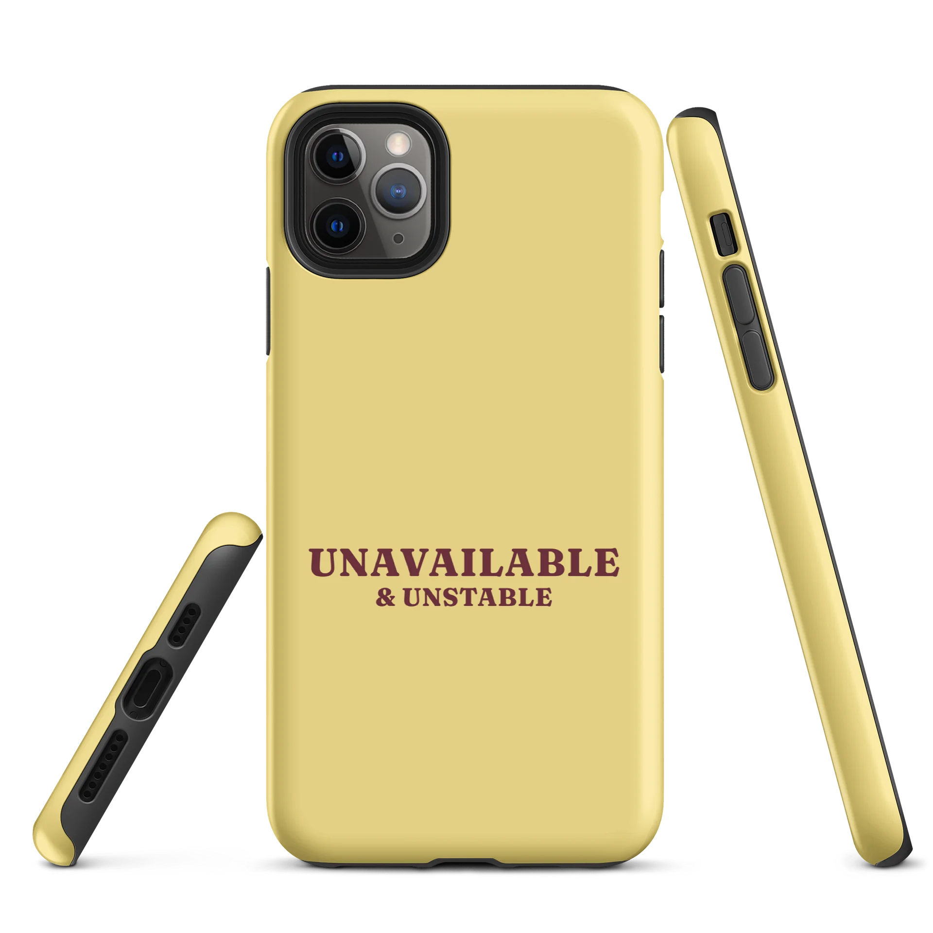 Unavailable & Unstable iPhone Case - Butter product image (3)
