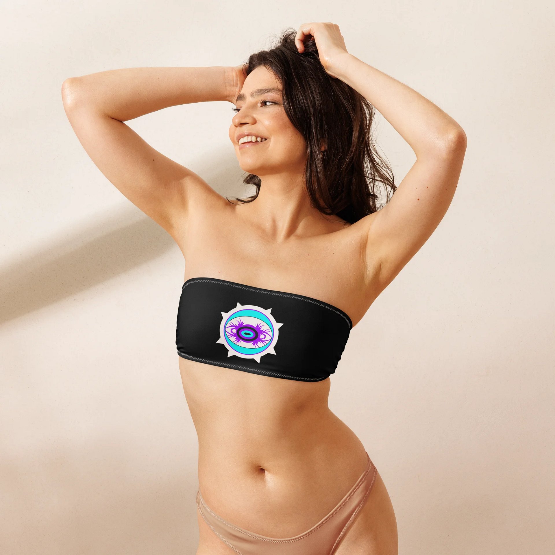 Lights Bandeau Bikini Top product image (4)