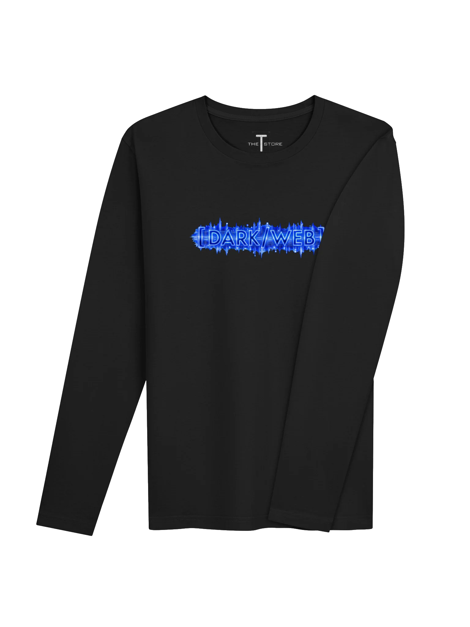 [DARK/WEB]: Title Art Premium Fitted Long Sleeve Crew Unisex product image (4)