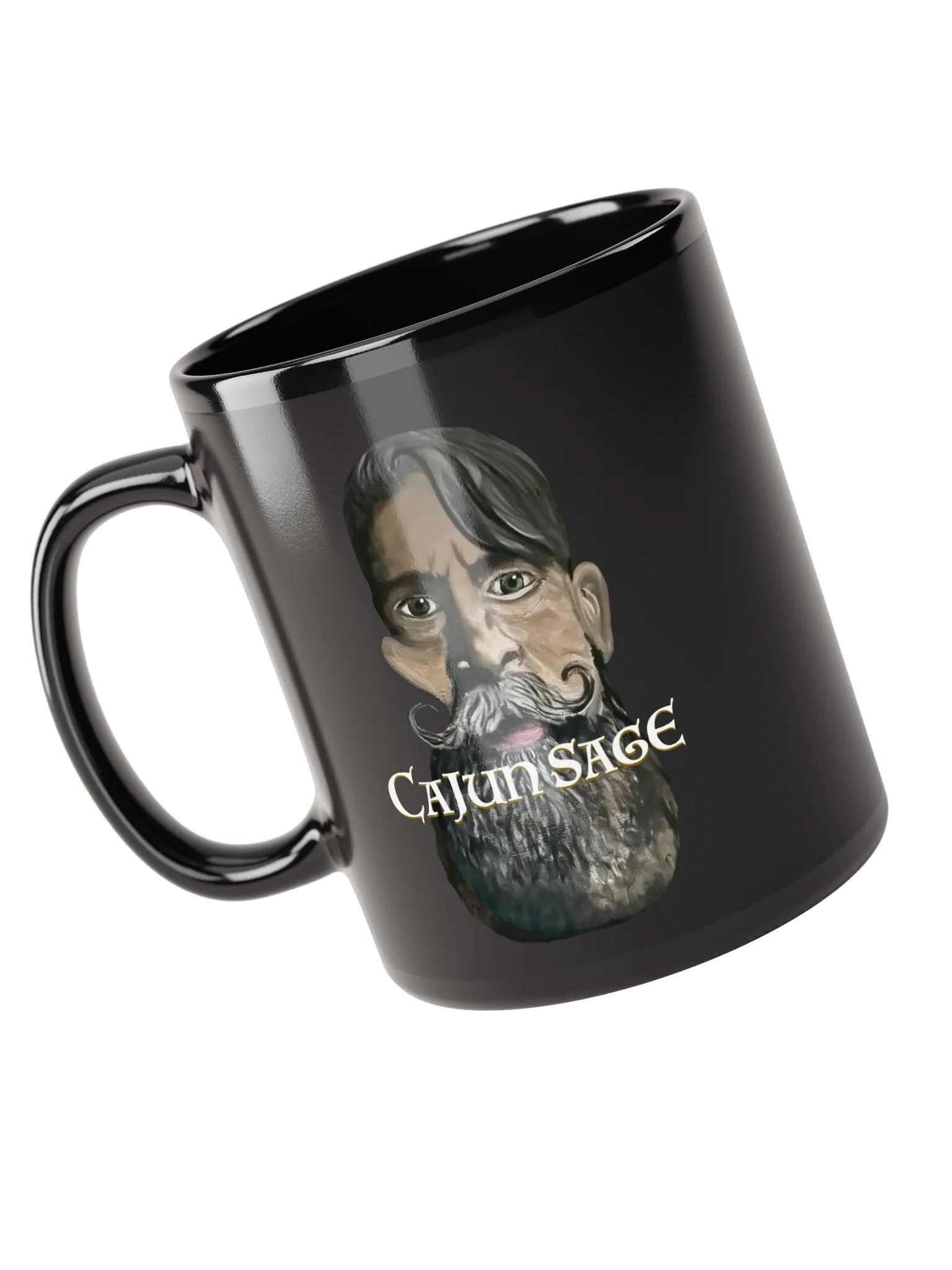 CajunSage Mug w/Quote (black) product image (4)