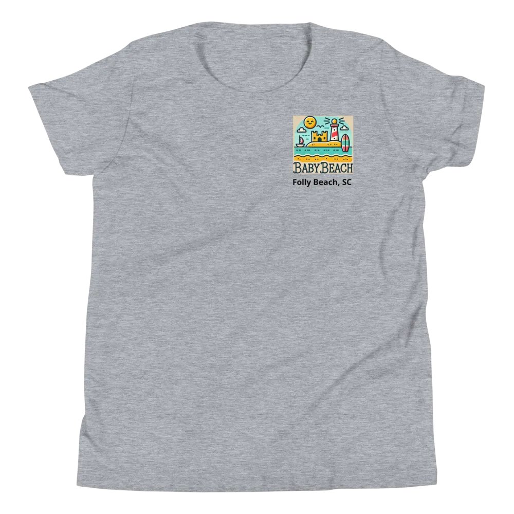 Baby Beach Adventure Youth T-Shirt - Folly Beach, SC product image (47)