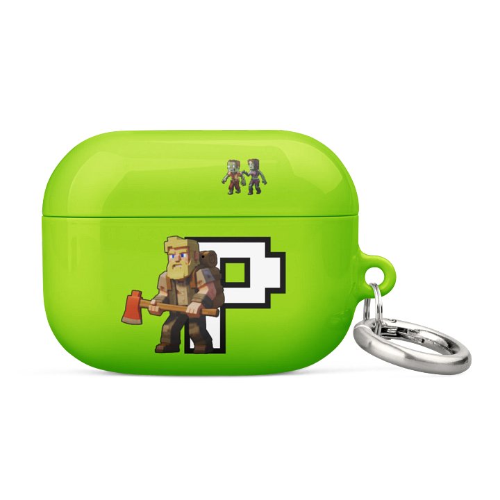 Patient PixelZ P Logo AirPods® Case (Neon Green) product image (4)
