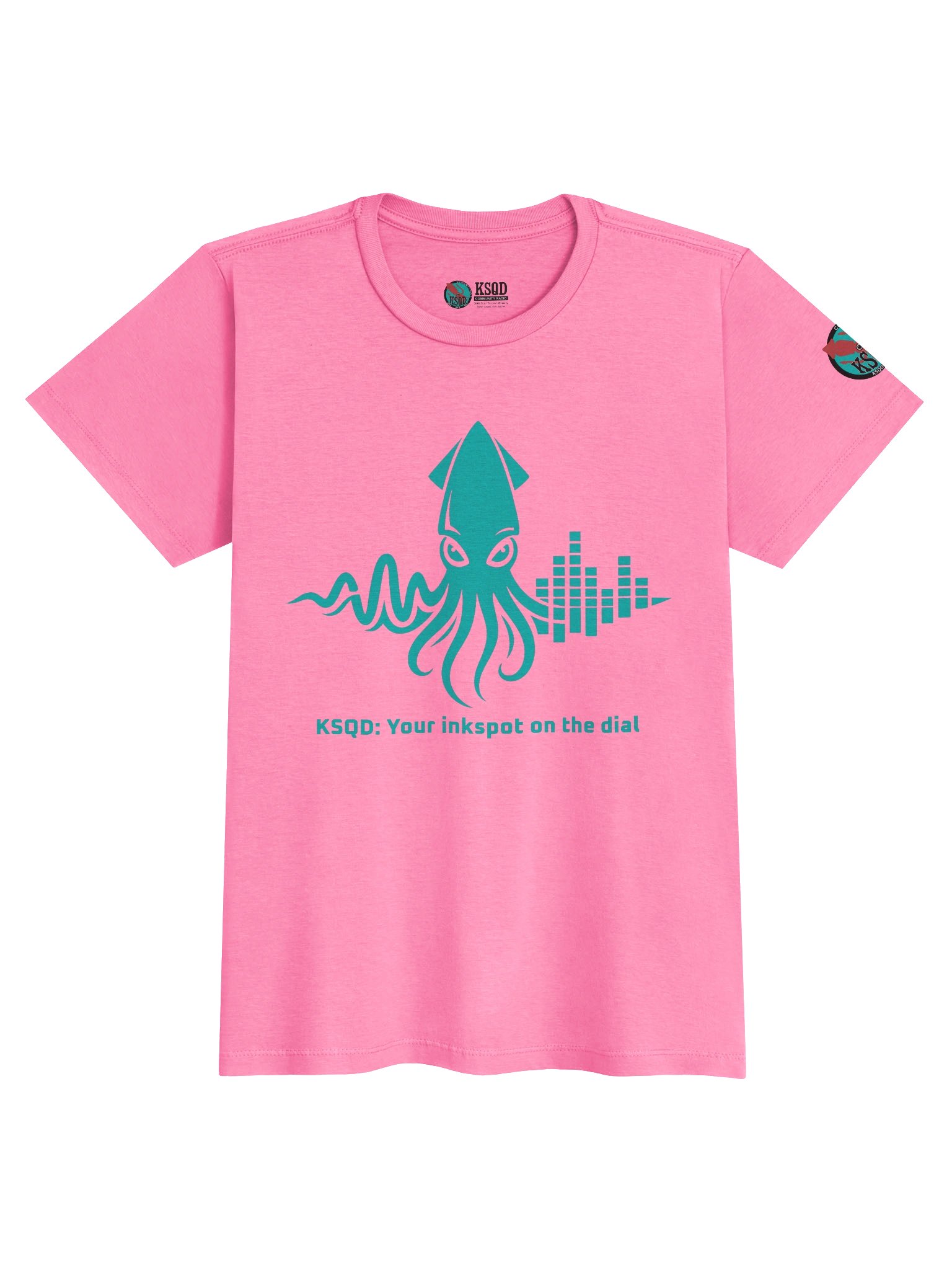 KSQD “Inkspot on the Dial” Women’s Tee (Blue Squid) product image (3)