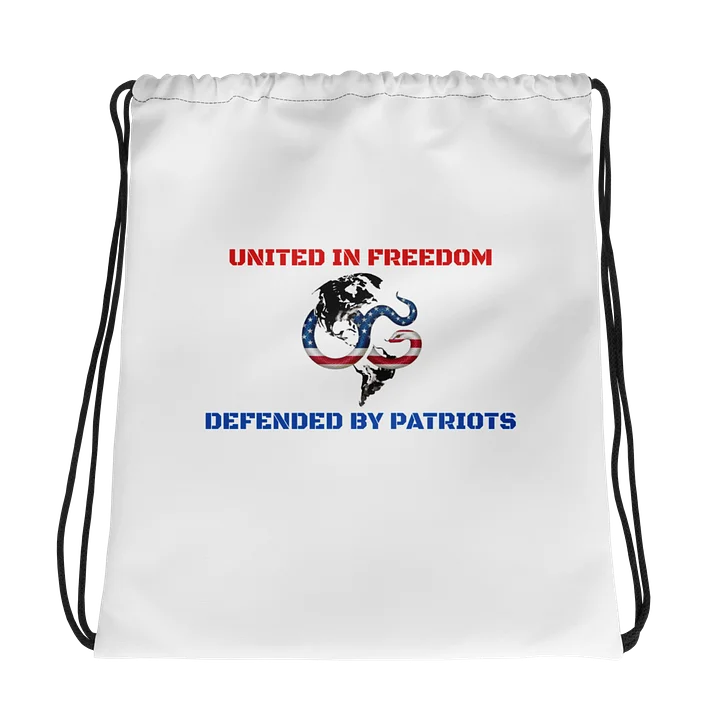 Our Gadsden Flag Draw String Bag product image (1)