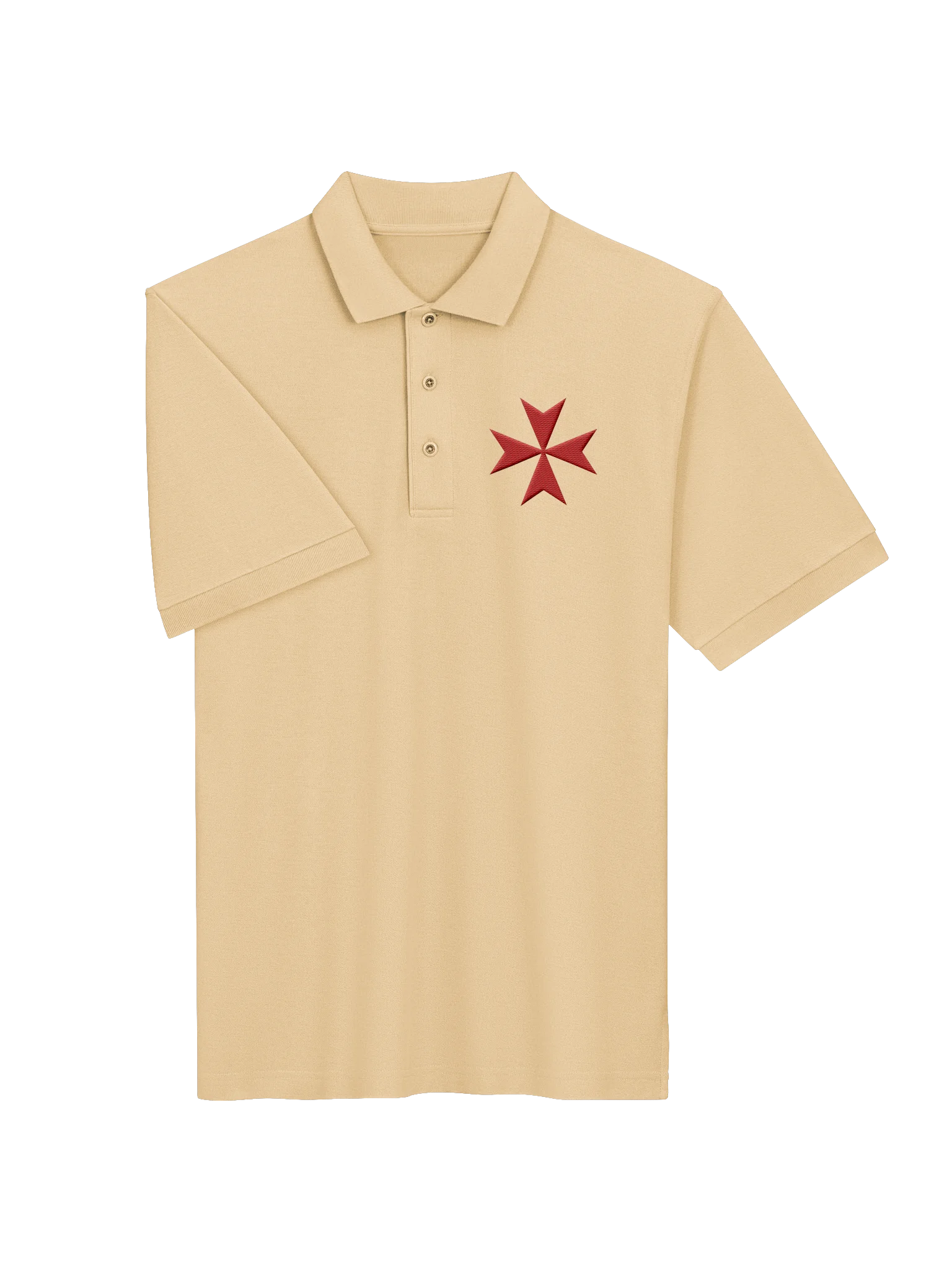 Maltese Cross Polo, Knights of Malta Embroidered Polo, Knights Hospitaller, Catholic Gifts, Christian Premium Polo product image (23)