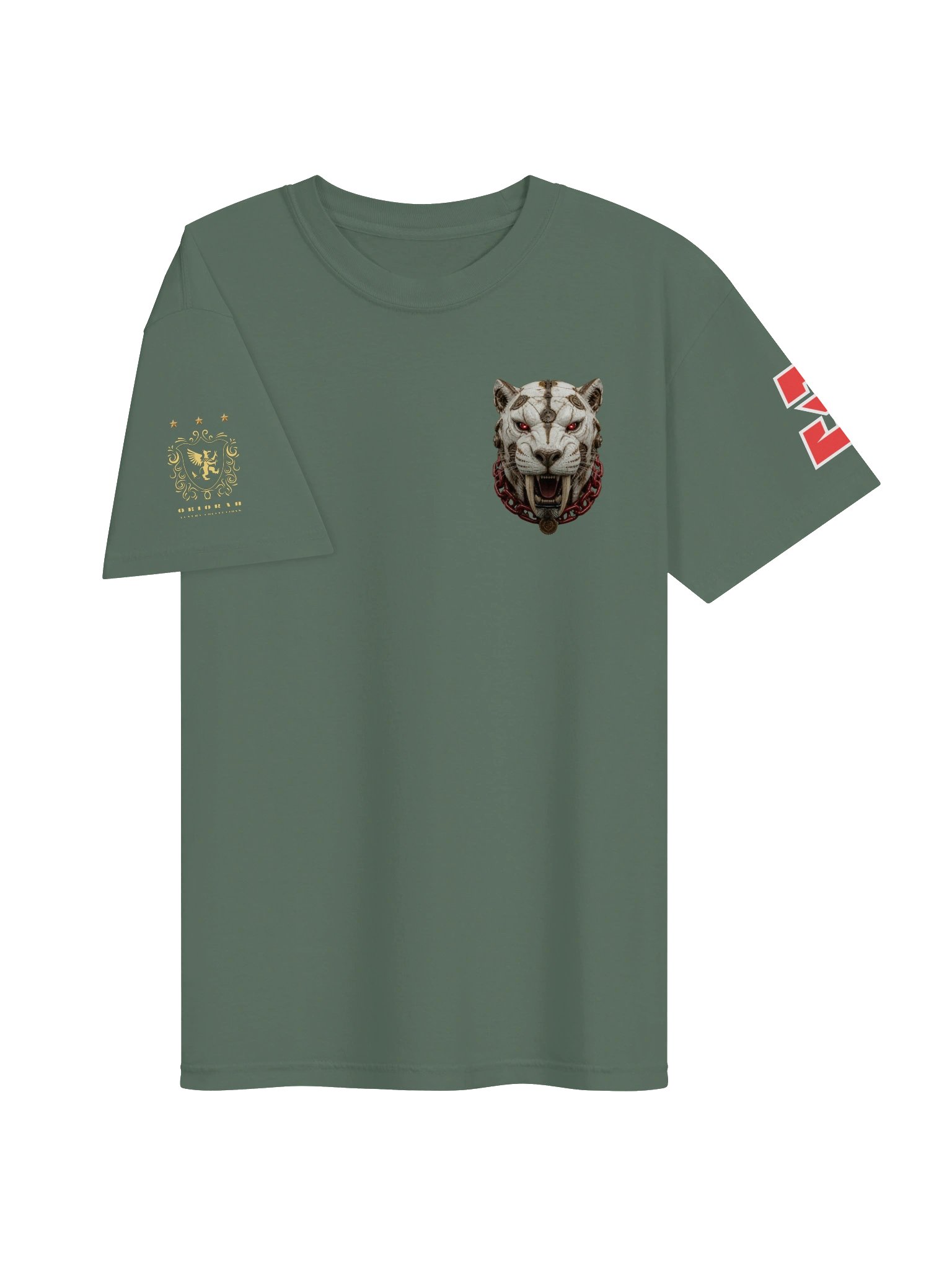 Red-Eyed Cyber Tiger - Graphic Tee product image (3)