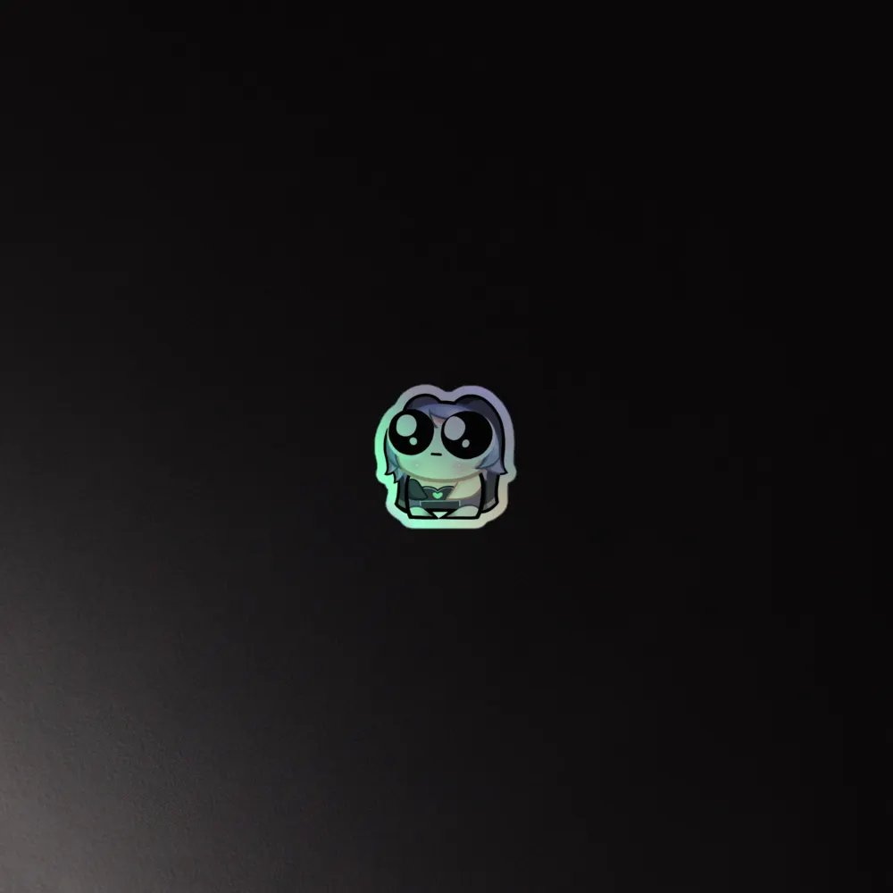 Lucca Pwease Holographic Sticker product image (2)