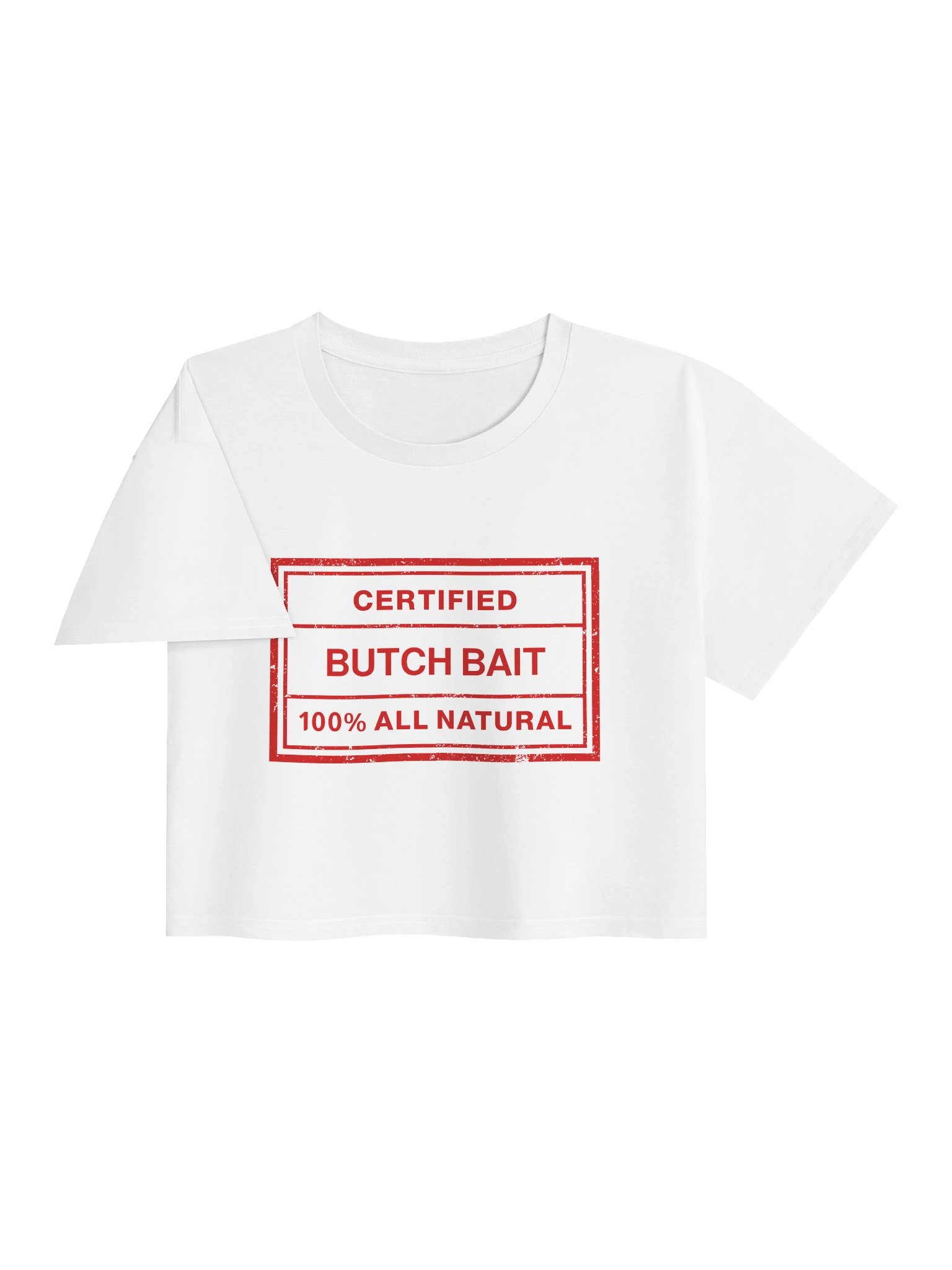 Certified Butch Bait Crop Top (red) product image (23)
