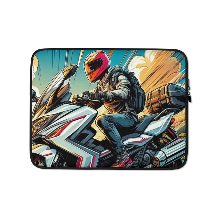 Rider's Rush Laptop Sleeve product image (1)