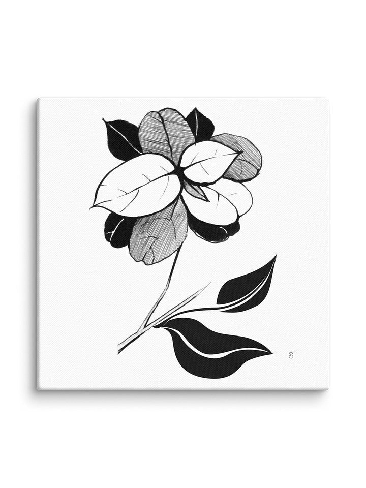 Blank Canvas: Unleash Your Artistic Vision - Stylish Leaves product image (2)