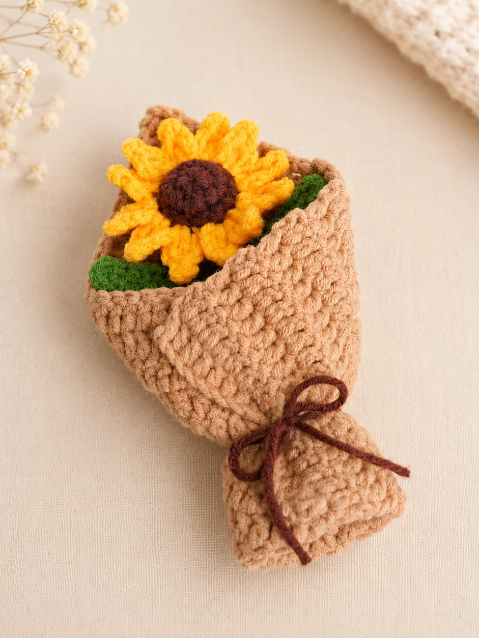 Sunflower Bouquet Crochet Pattern product image (3)