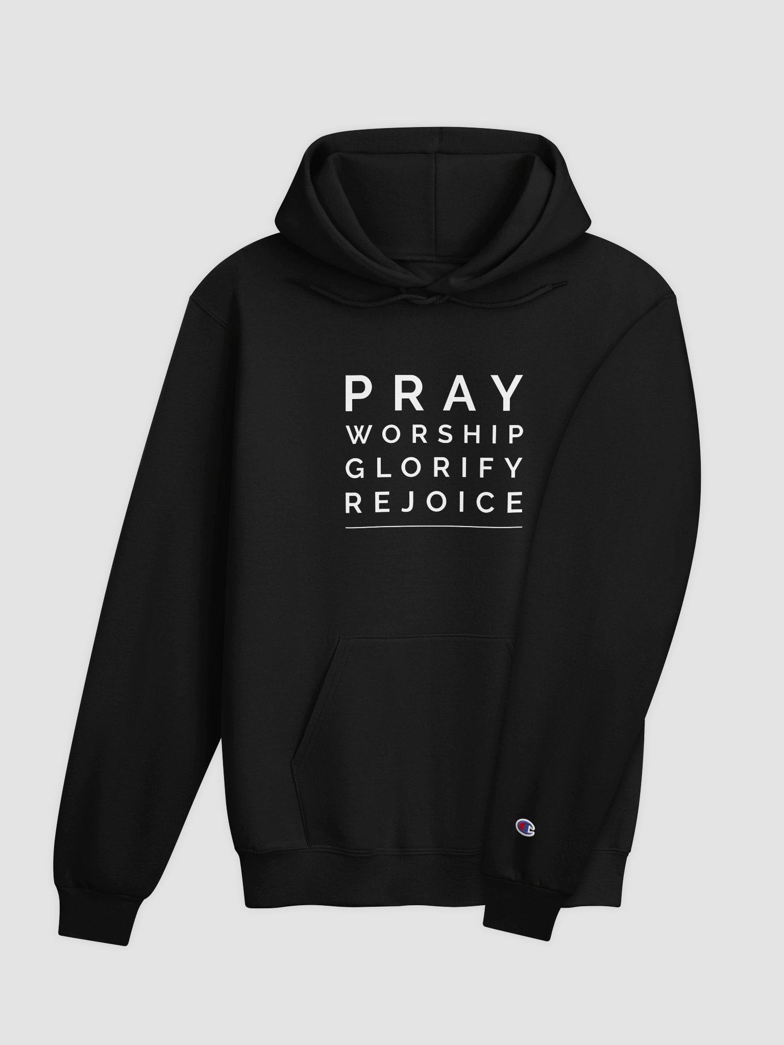 "Pray Worship Glorify Rejoice" Heavyweight Cozy Hoodie product image (4)
