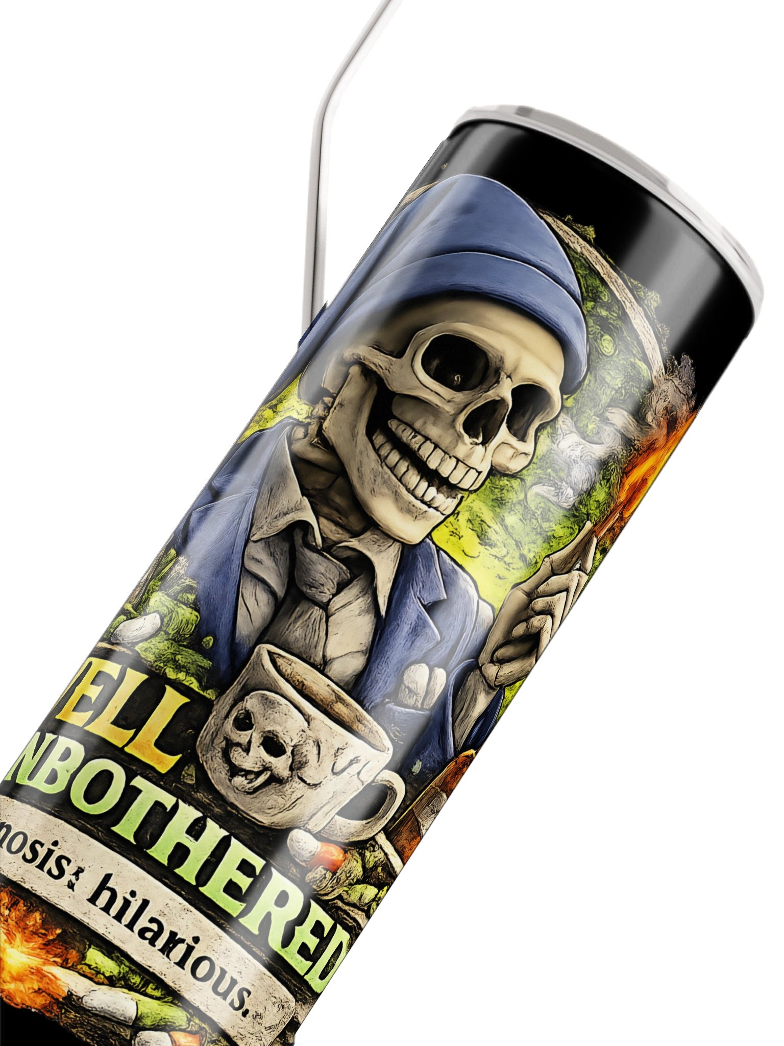 ''Unwell & Unbothered'' Stainless Steel Tumbler product image (3)