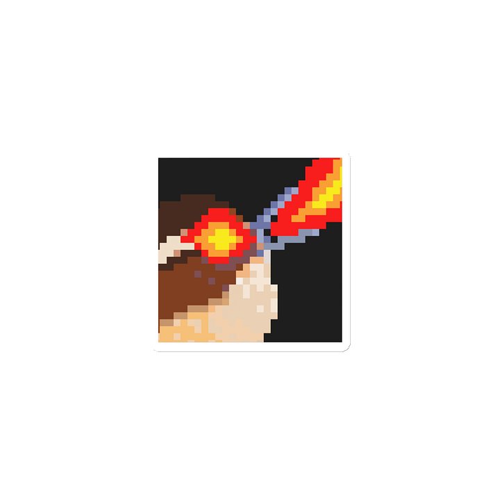 Wren Wrage Pixel Square Magnet product image (2)