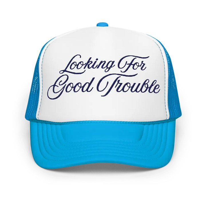 Resistors, Looking for Good Trouble, Light Embroidered Cap product image (1)