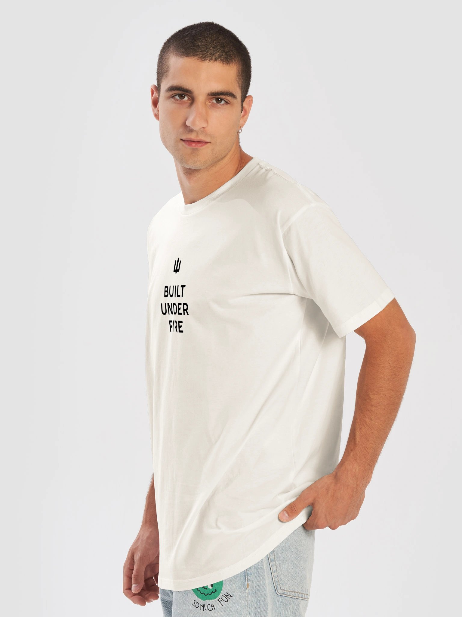 Dzyga's Paw Built Under Fire T-Shirt (Bone) product image (7)