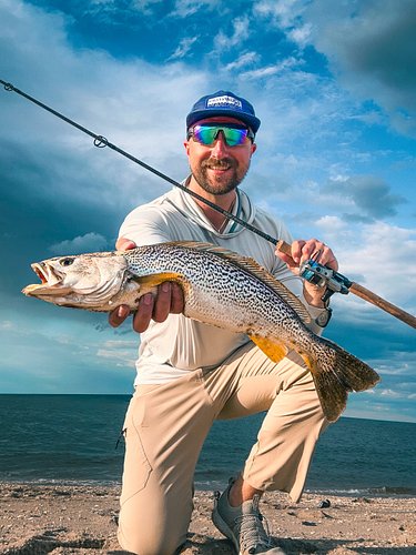 Unexpected catch while fluke fishing!
At first when I got it close to the beach I thought I had a bluefish but quickly realiz...