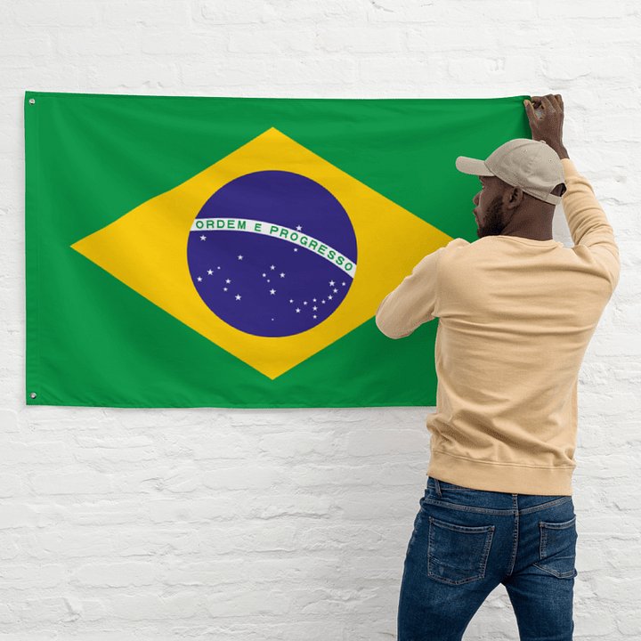 Brazilian Flag All-Over Print product image (1)