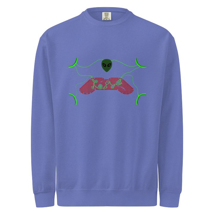 Galactic Gamer Alien Sweatshirt product image (1)