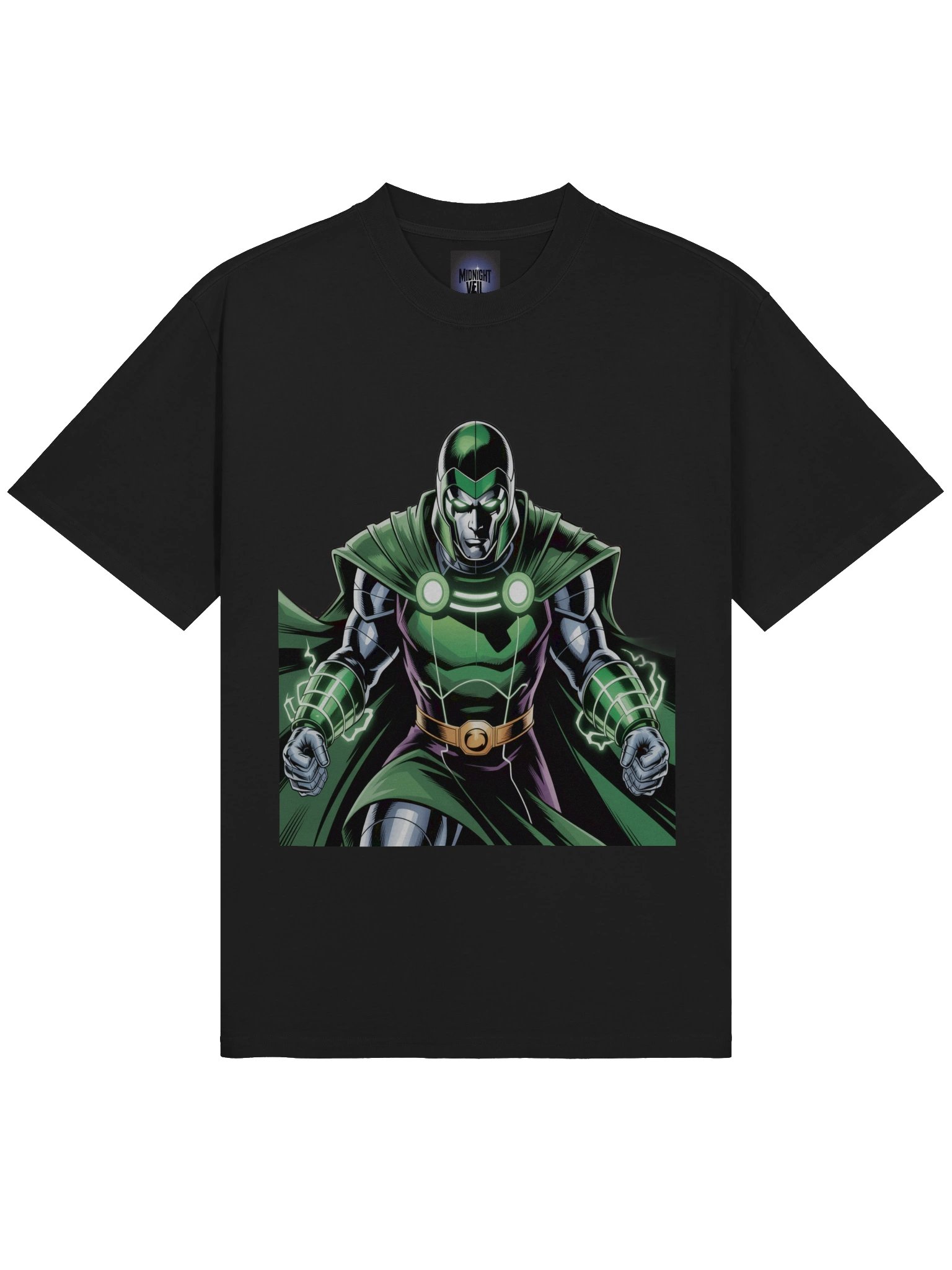 Dr. Doom's Iron Eclipse – Premium Oversized Faded T-Shirt product image (5)