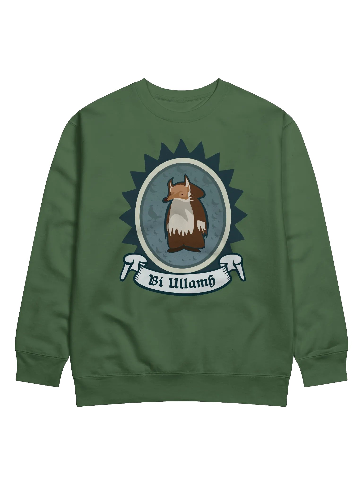 Sionnach Bí Ullamh Geansaí Cotton Heritage Premium (Front Patch) product image (1)