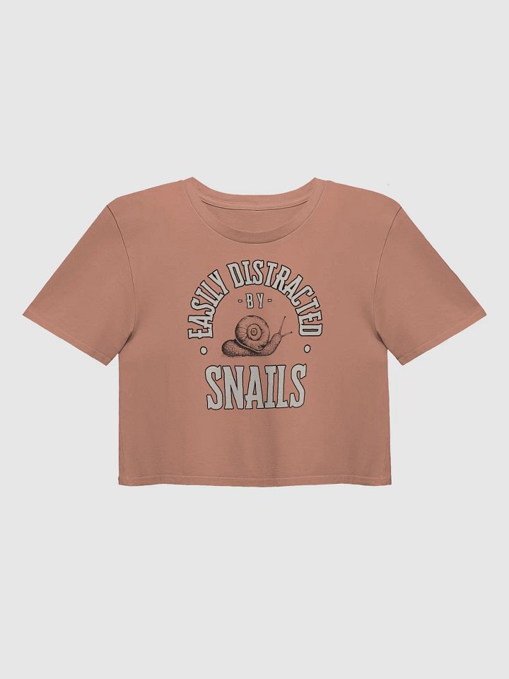 Easily Distracted by Snails Premium Crop Top product image (2)