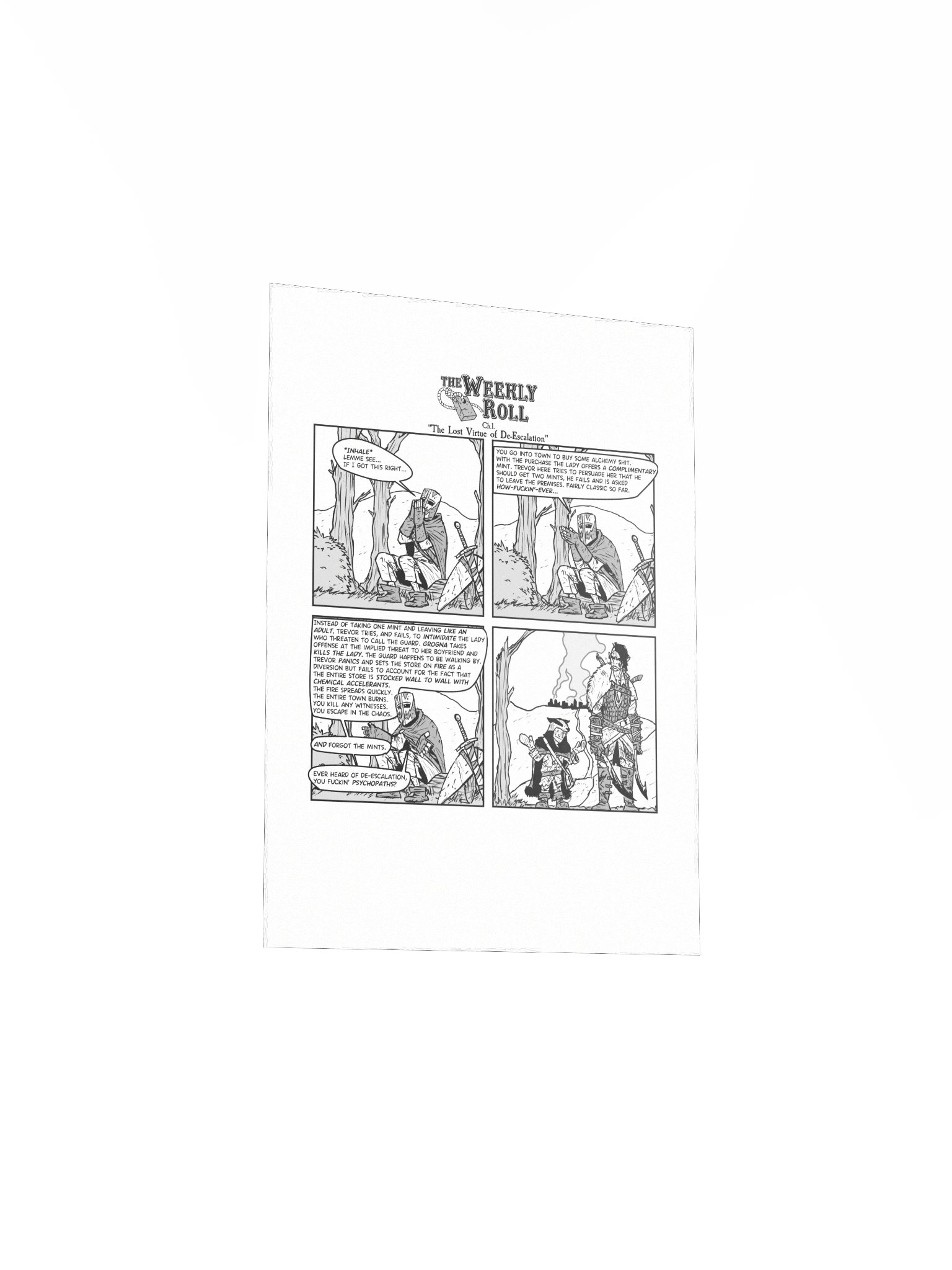 The Weekly Roll Ch. 1. Print Rectangular product image (10)