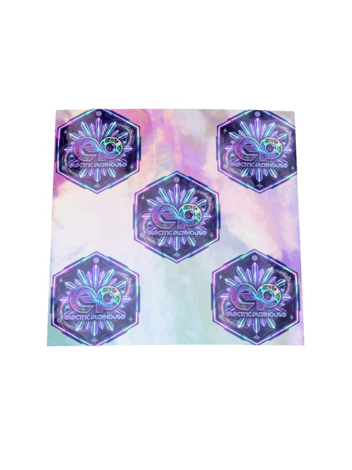 Electric Playhouse Holographic Sticker Sheet product image (1)