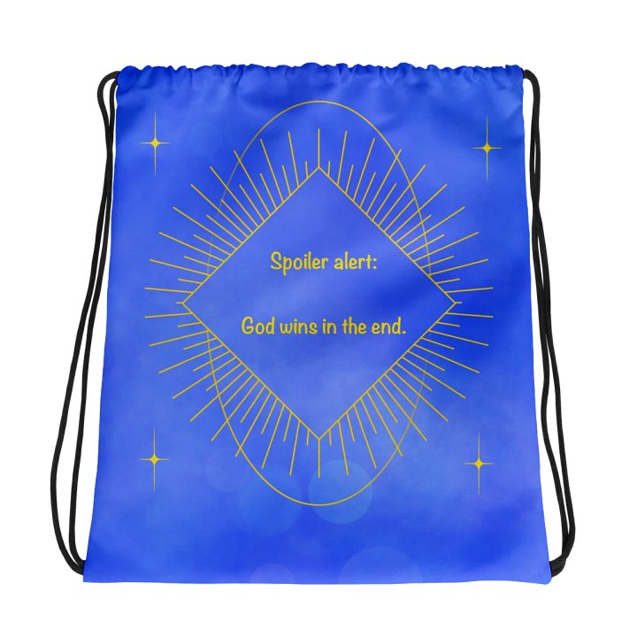 Divine Victory All-Over Drawstring Bag product image (1)