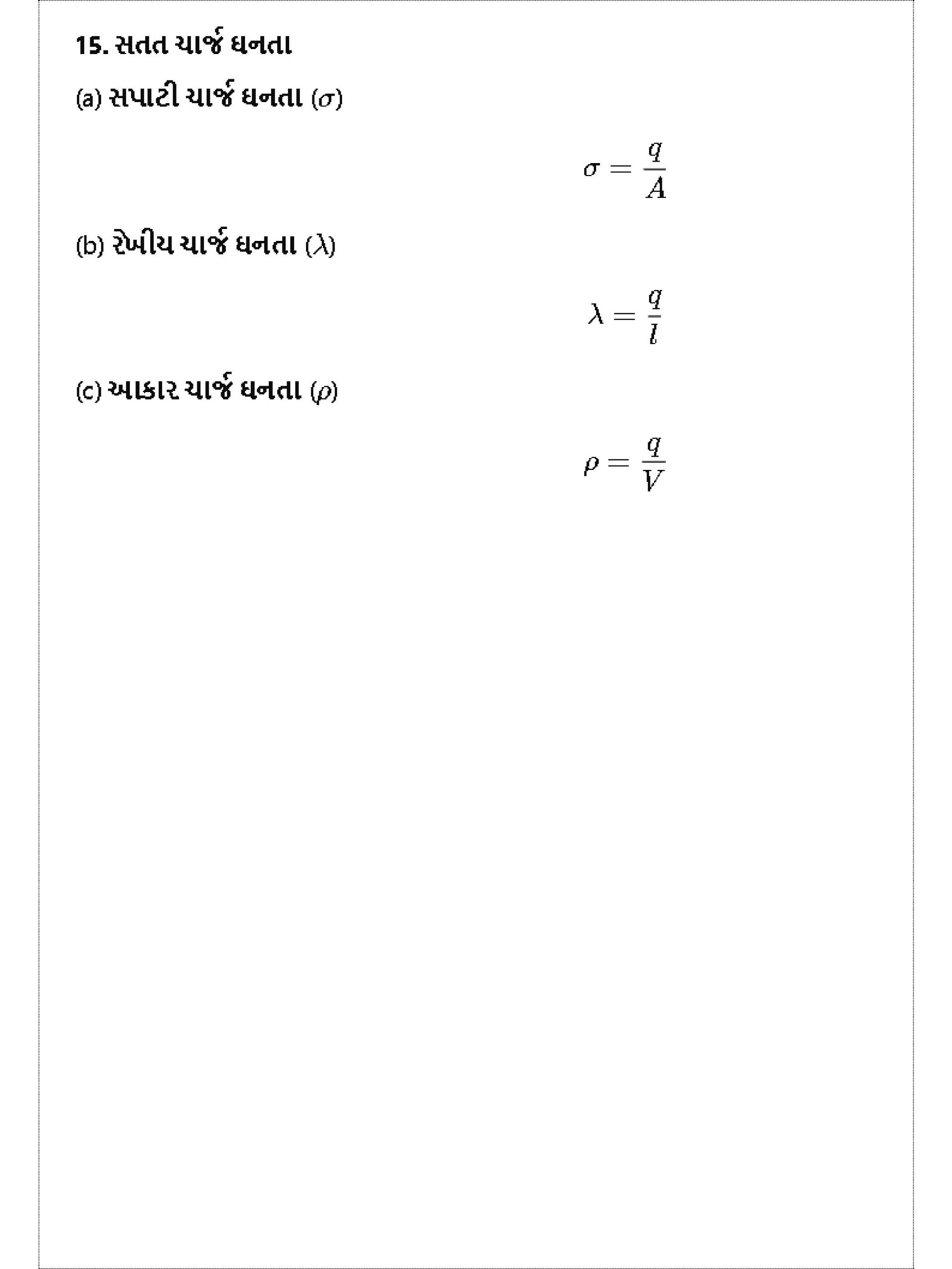 Class 12 Physics Formula Sheet (Gujarati) product image (7)
