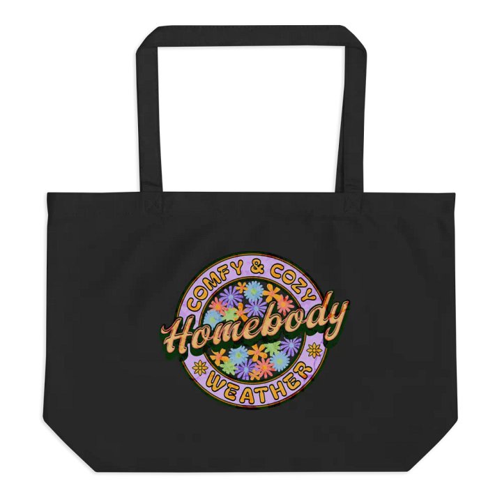 Homebody Comfy And Cozy Weather Retro Floral Cozy Tote Bag product image (1)