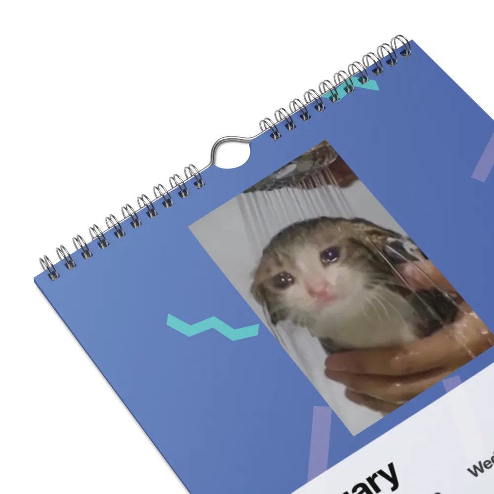 Wall Calendar (2024): Meme Cats product image (9)