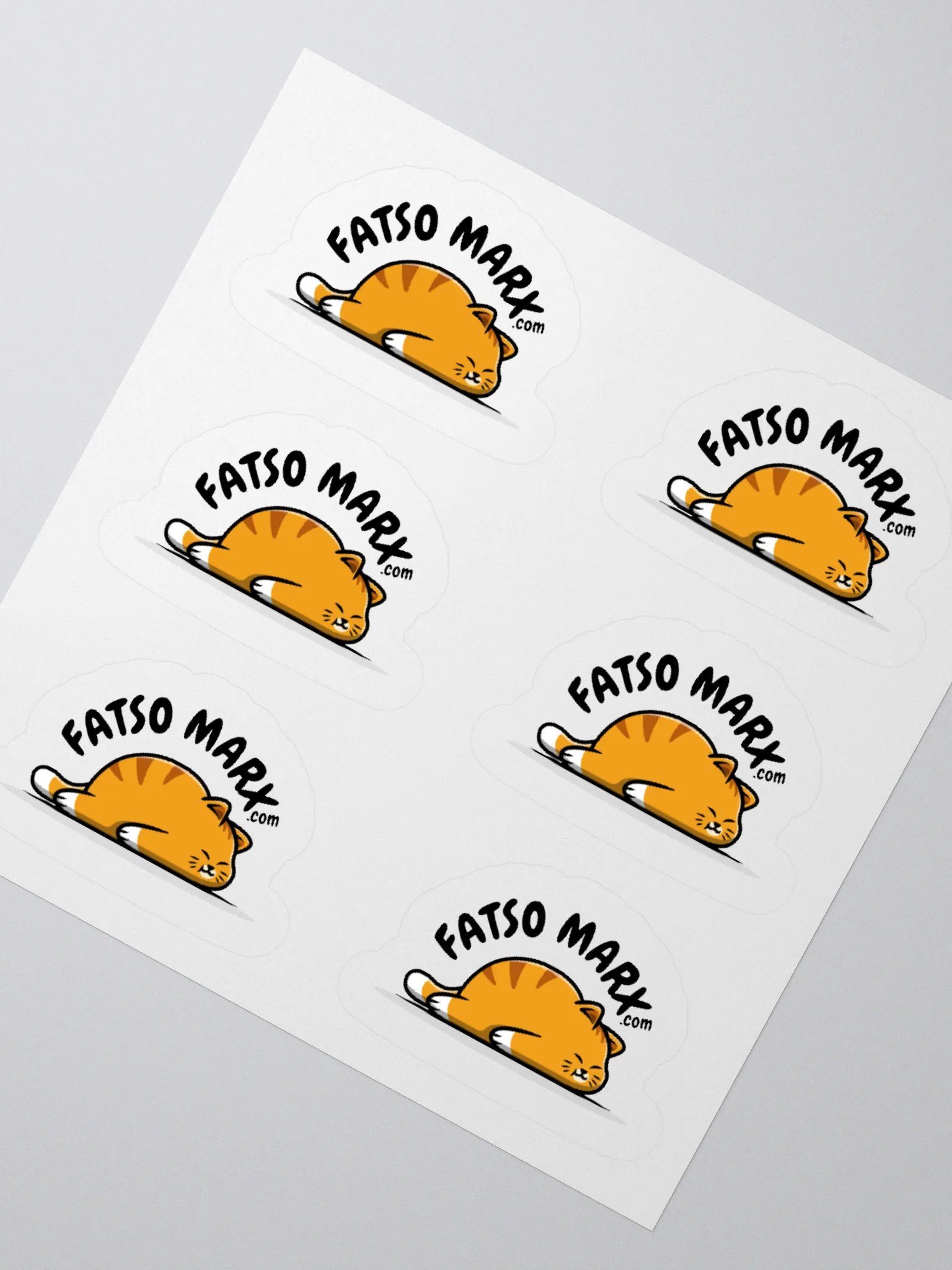 Fatso Marx Logo Sticker Sheet product image (2)