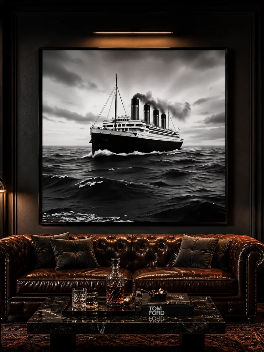 Titans Majesty Wall art - Iconic Ocean Liner Wall Art product image (2)