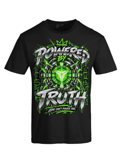Powered By Truth official Monster Review merchandise