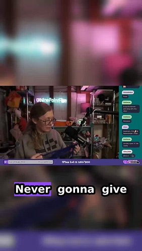 Never gonna give you up | #ninepointfive on #Twitch