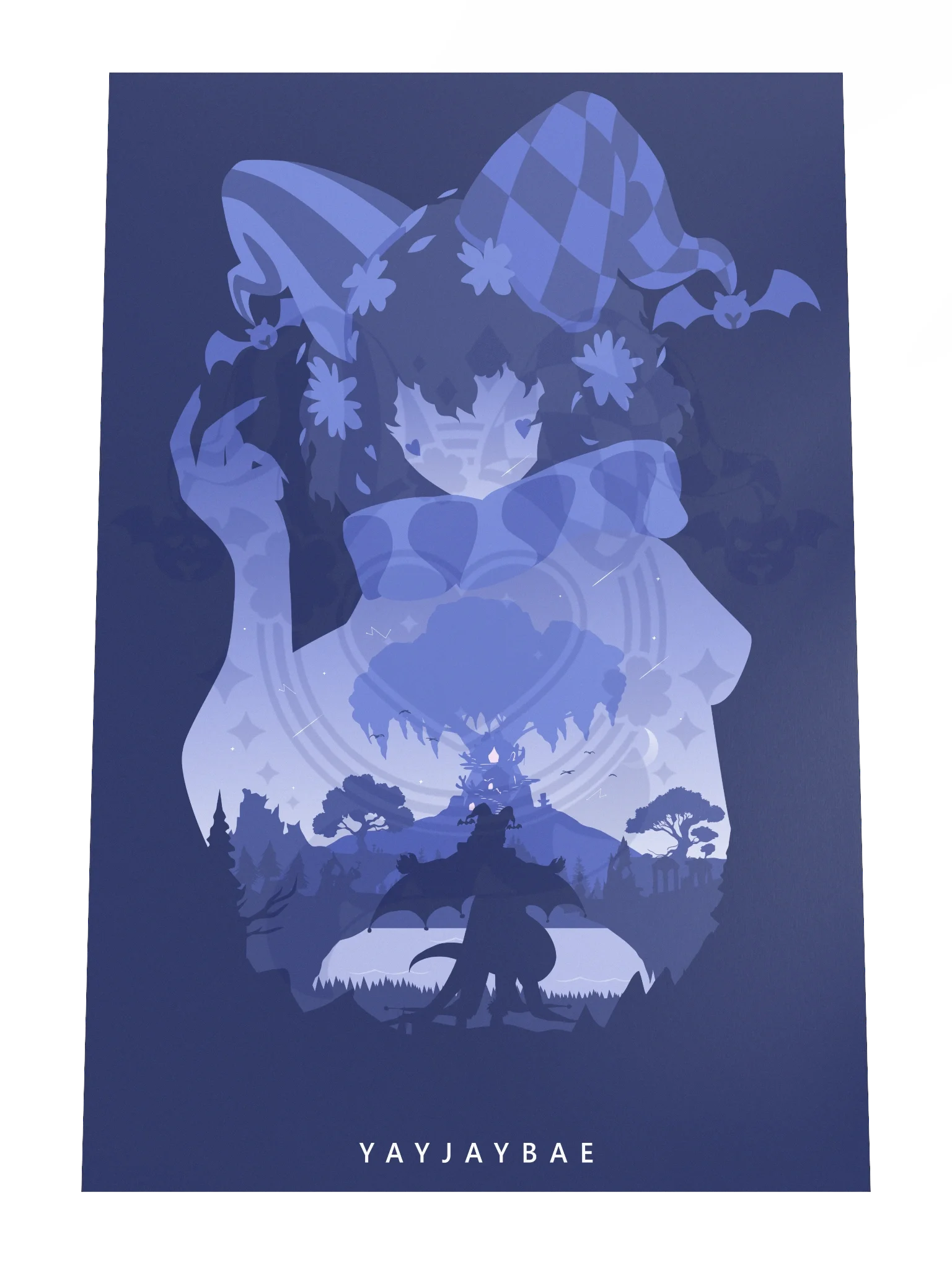 Jester Poster - Blue product image (1)