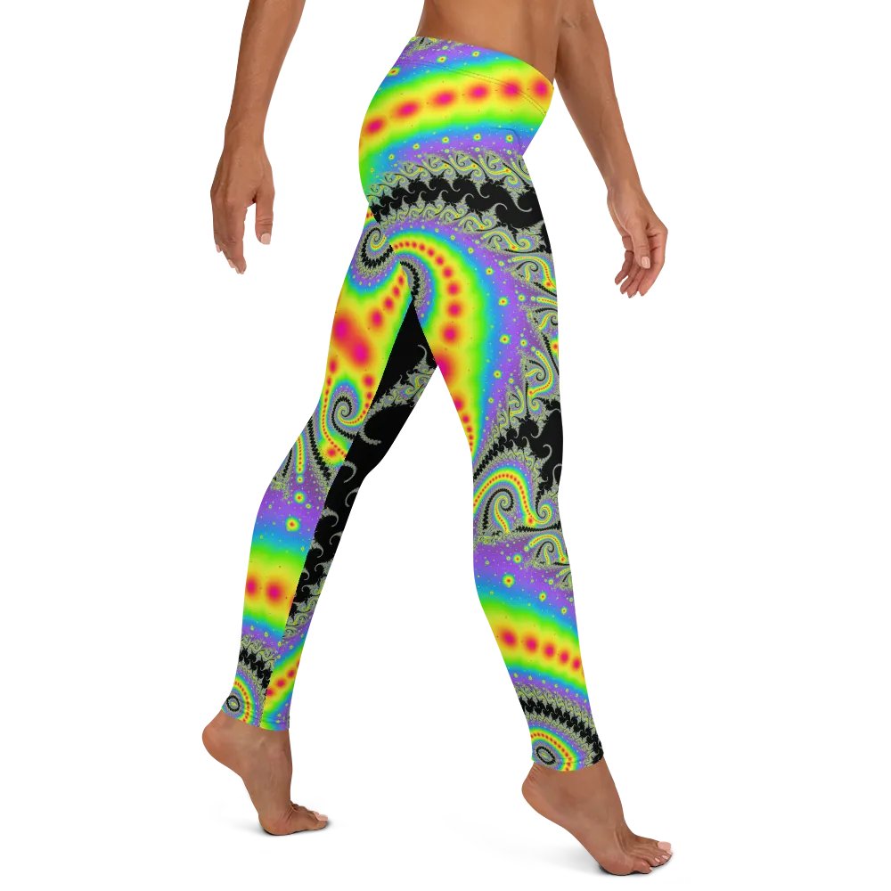 Fractal Leggings - Fluorescent Nebula product image (6)
