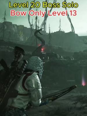 Bow Only Level 20 Boss At Level 13 (Once Human) Only recently started playing @oncehuman_official But I've been having a blast running solo into these boss fights! #oncehuman #oncehumanbossfight #solo #gameplay