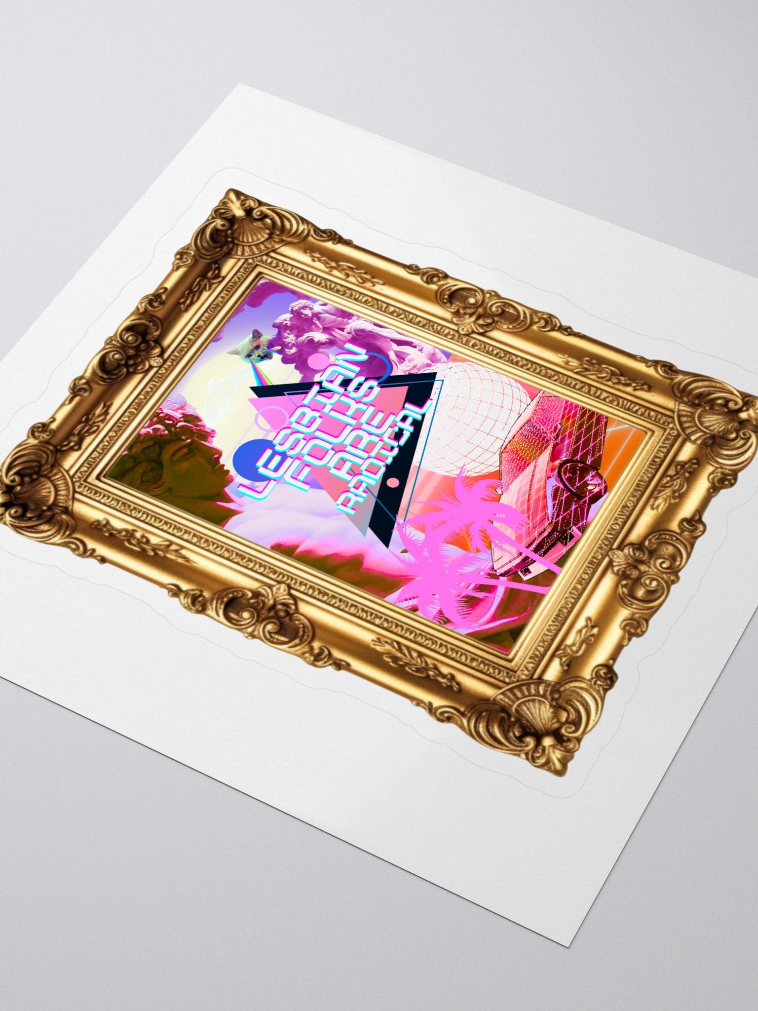 Radical Pride - Lesbian Folks Are Rad (Sticker) product image (3)