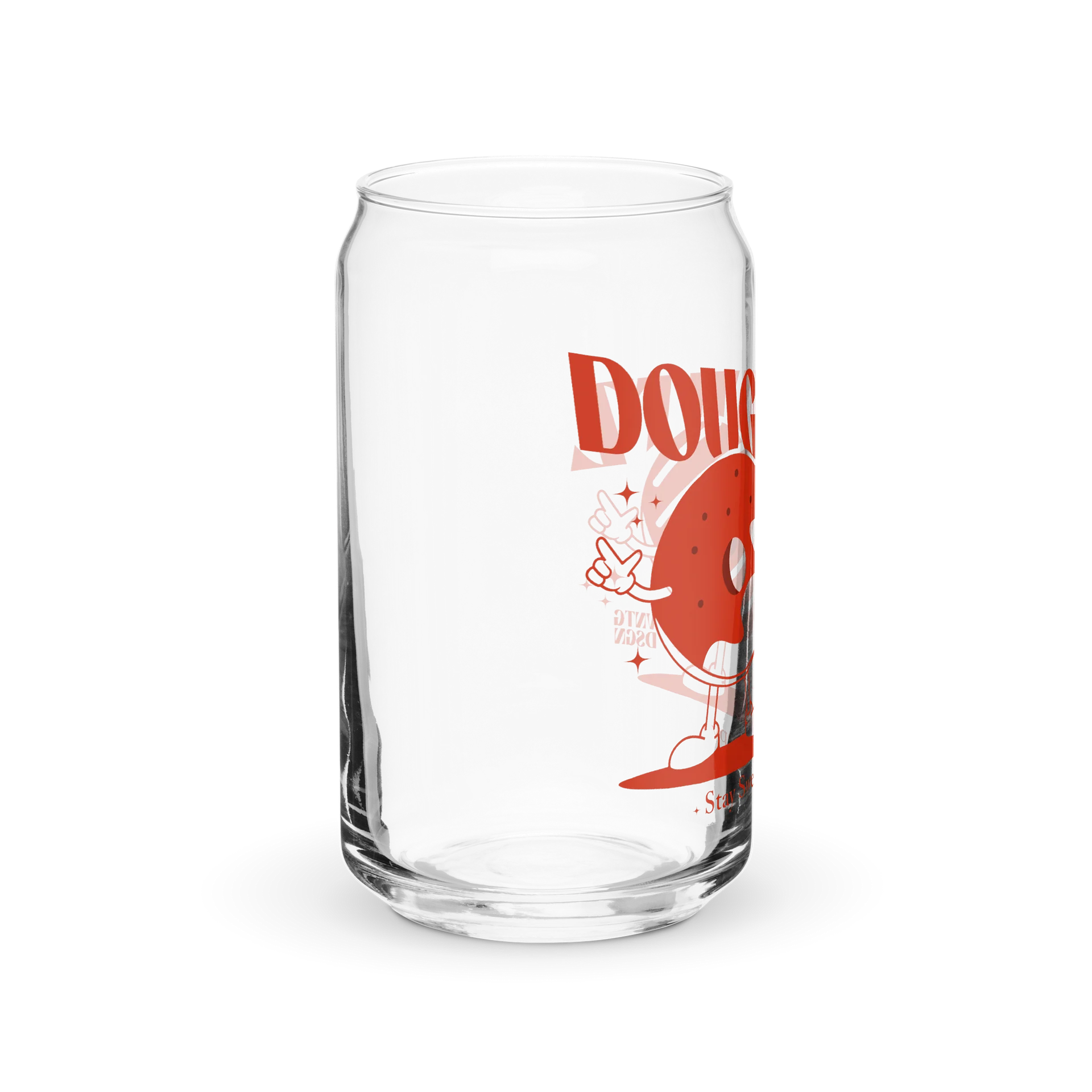 Doughnutz Stay Sweet & Happy Retro Can-Shaped Glass product image (2)