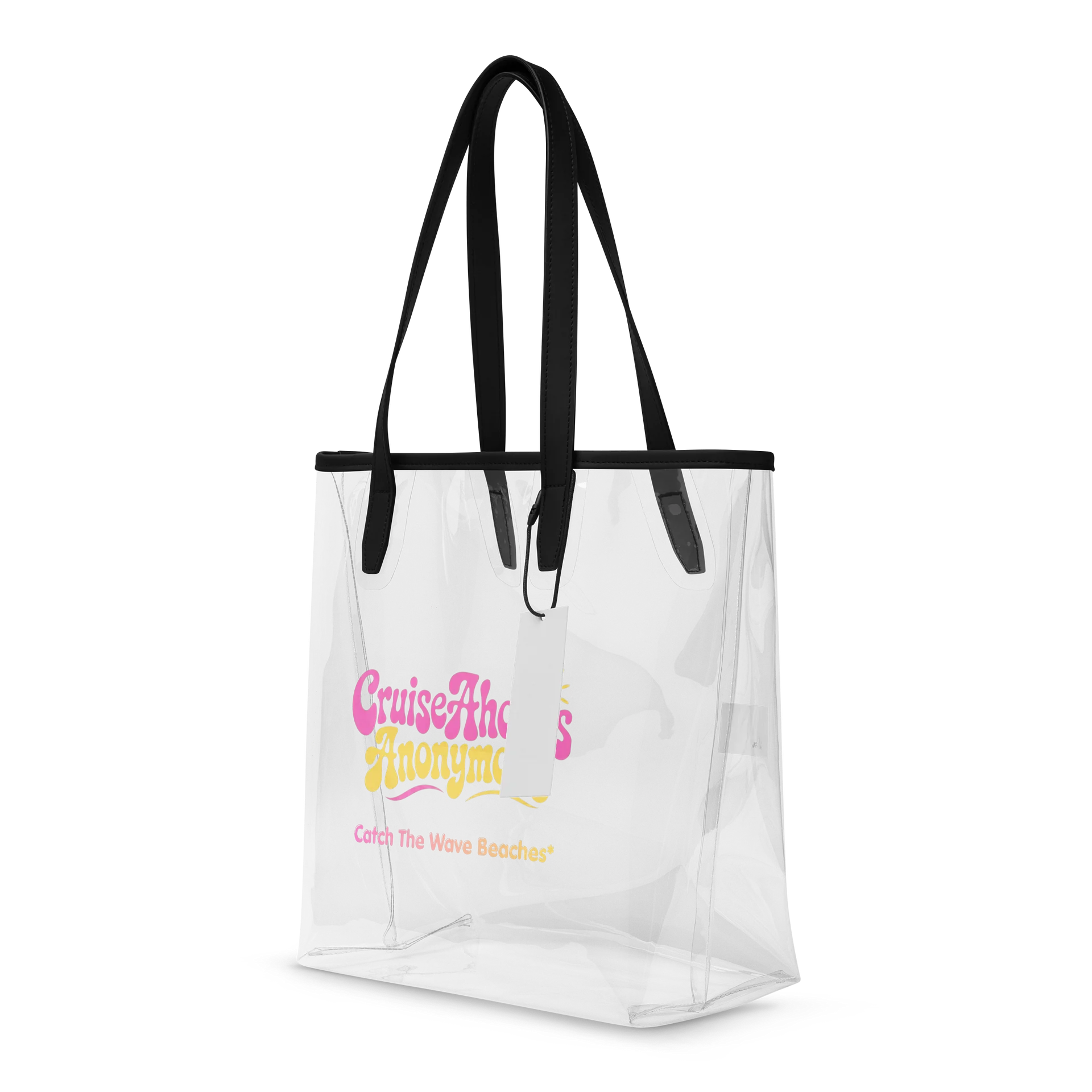 Catch The Wave Beaches* Pink Lemonade Clear Tote product image (4)