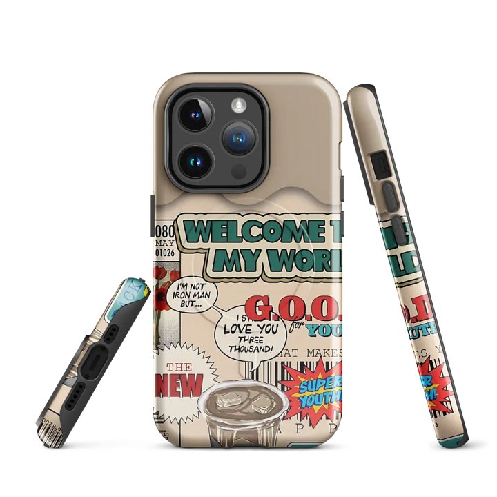 Comic Collage MagSafe® Tough Case for iPhone® product image (2)