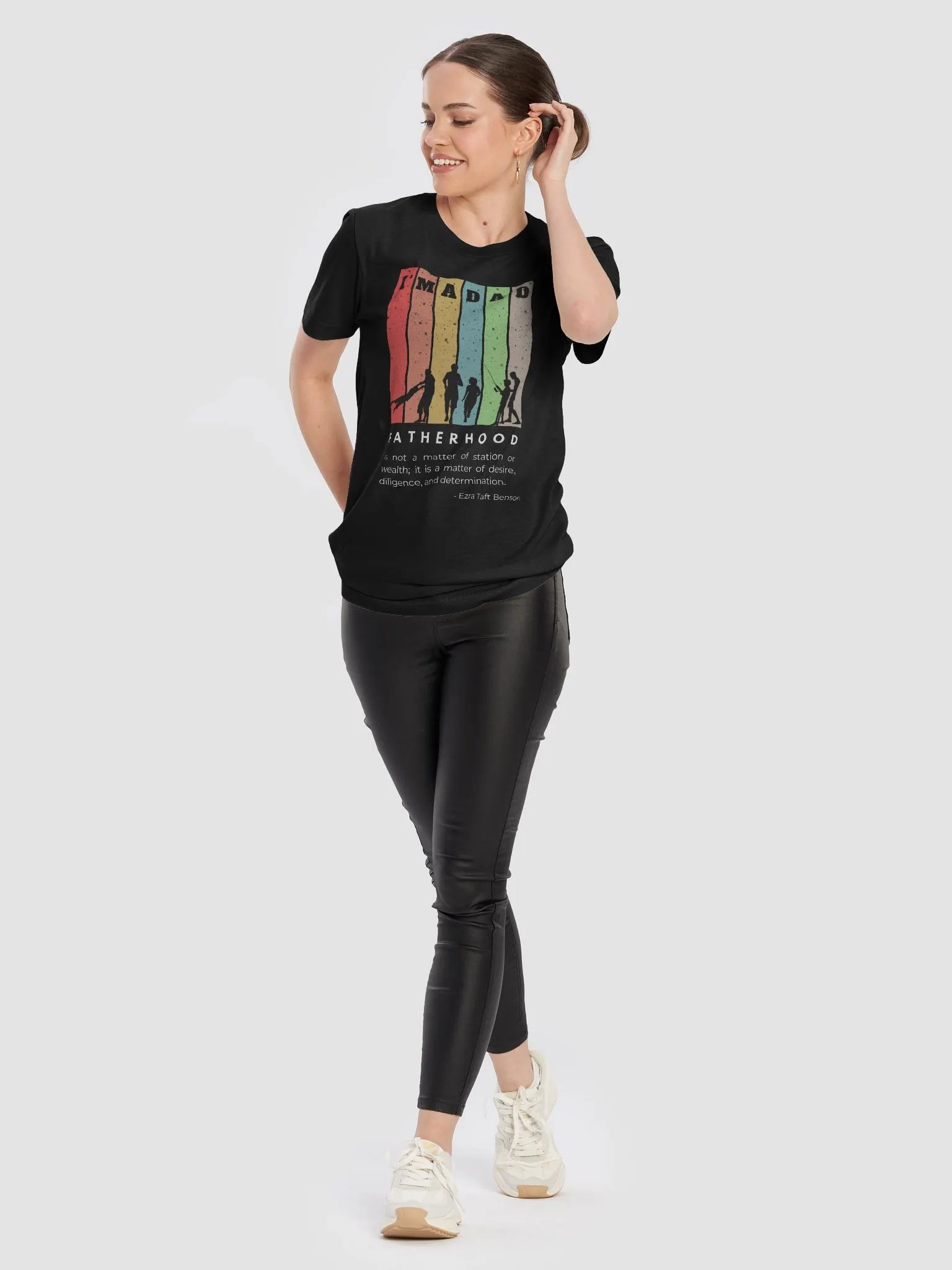 DEFINITION OF FATHERHOOD TEE (BLACK) product image (10)
