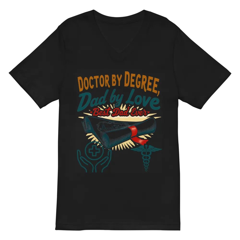 Doctor by Degree, Dad by Love v-neck tee product image (3)