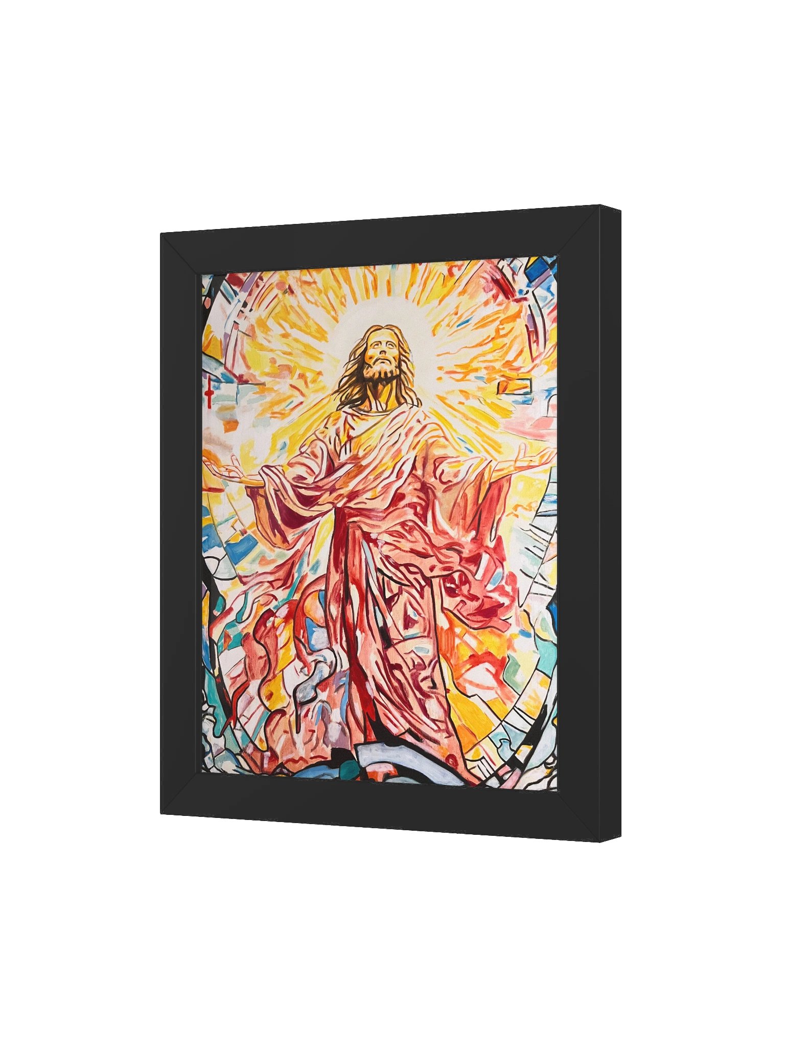 Jesus Christ Savior by Warren Willowdale (Framed High-Quality Matte Fine Art Print) product image (3)